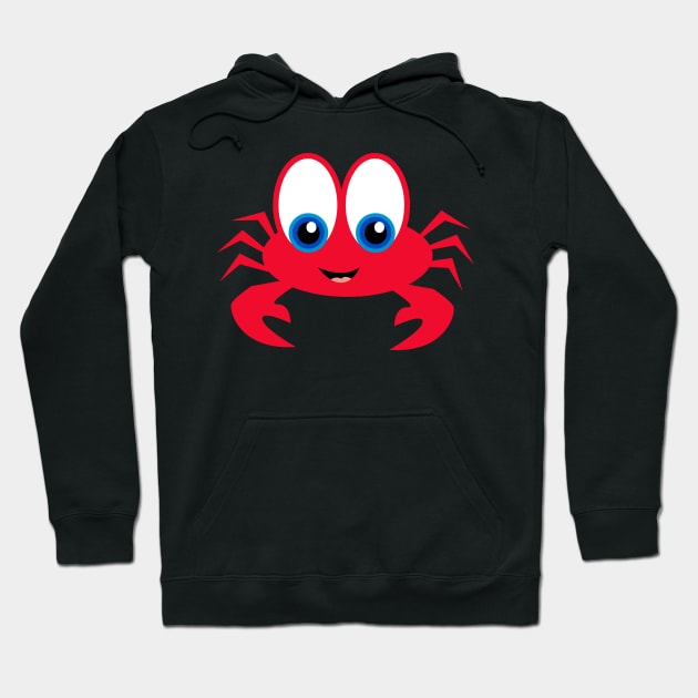 Crab Hoodie by Wickedcartoons